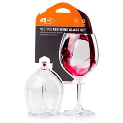 Pohár GSI Nesting Red Wine Glass Set